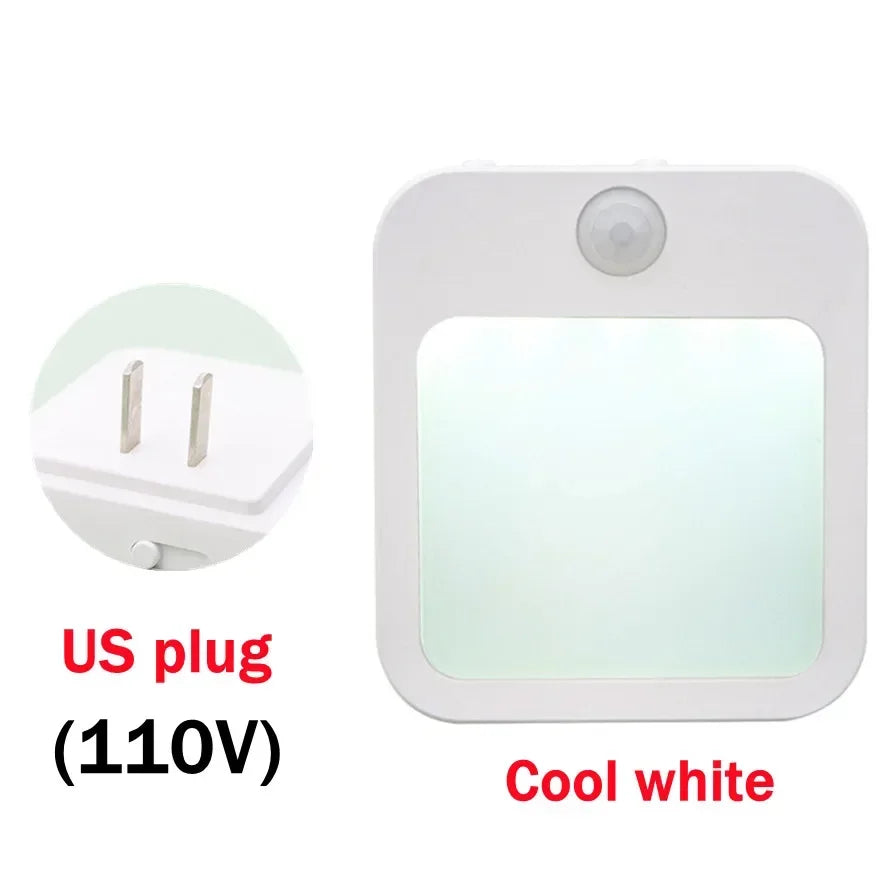Motion Sensor LED Night Lights EU Plug Dimmable Cabinet Light for Baby Bedside Bedroom Corridor Wireless Night Lamp Lighting - Buy online at  Vibe In Cart.