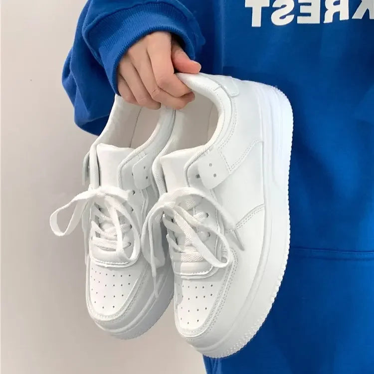Tennis Sneakers Woman Spring Autumn Sports Board Shoes Fashion Comfort Colorful Casual Academy Style Little White Shoes Female - Buy online at  Vibe In Cart.