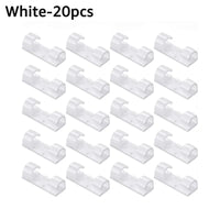 Plastic Cable Organizer Clips 20 Piece Set for Desktop Management