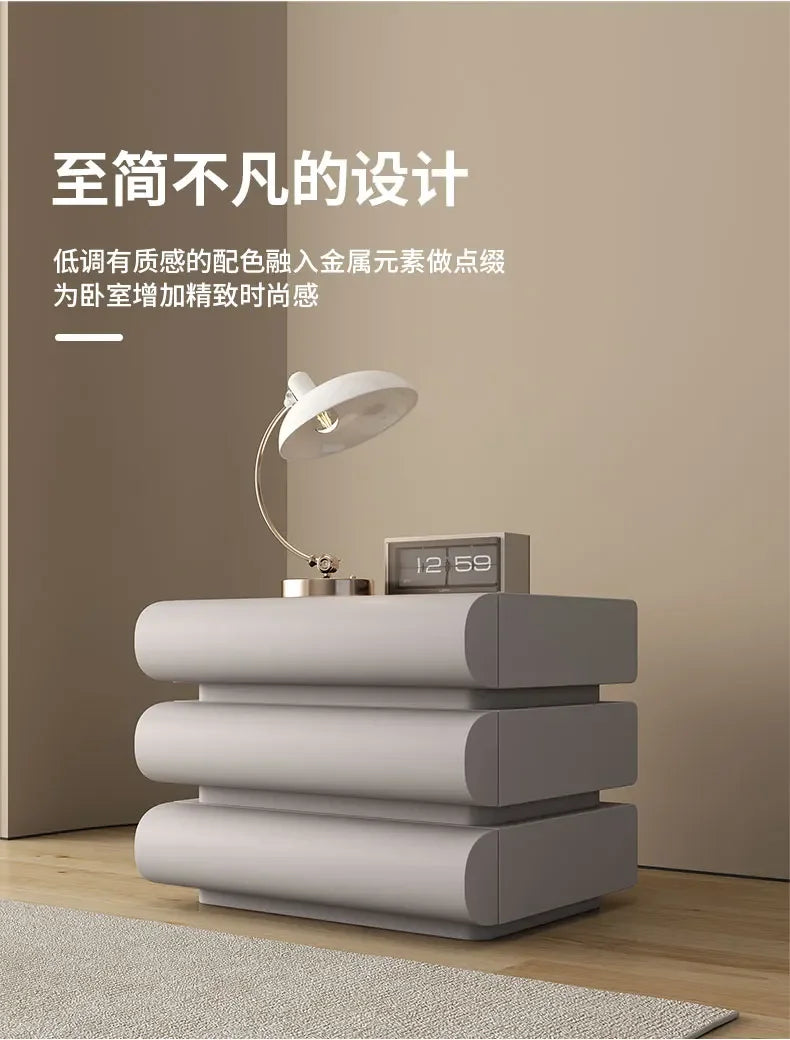 French Design Nightstand Modern Nordic Drawers Organizer Nightstand Storage Bedroom Mesita De Noche Dormitorio Home Furniture - Buy online at  Vibe In Cart.