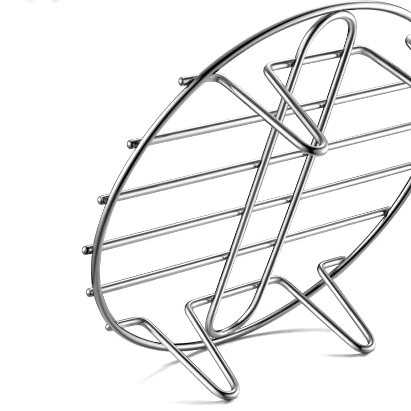 Stainless Steel Cookware Steamer Rack Cooking Baking Pot Stand Airfryer Grill Food Accessories Kitchen Steaming Racks - Buy online at  Vibe In Cart.
