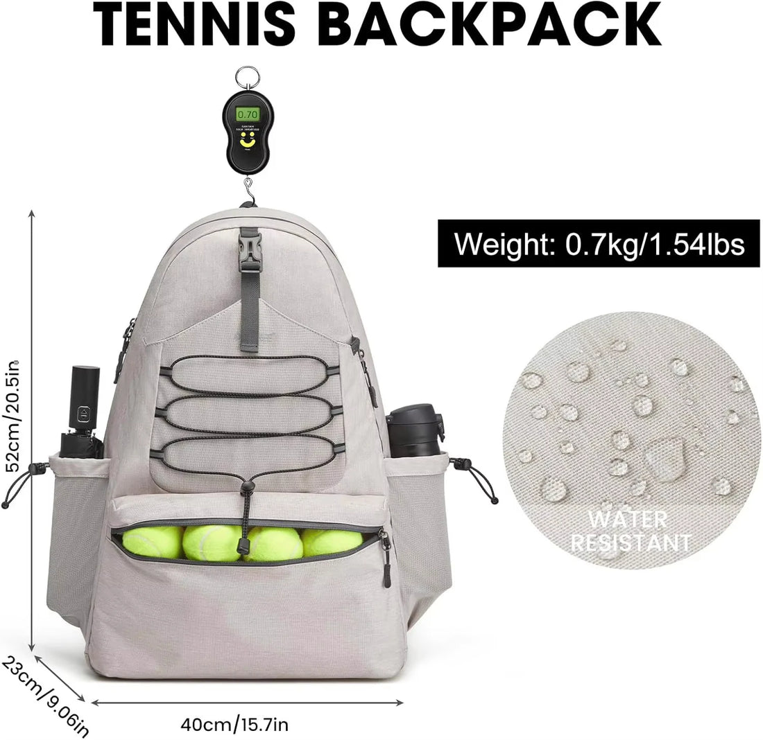 Men Women Tennis Backpack Portable 2R Tennis Squash Racquets Bag Shoes Compartment Badminton Pickleball Paddles Travel Sport Bag - Buy online at  Vibe In Cart.