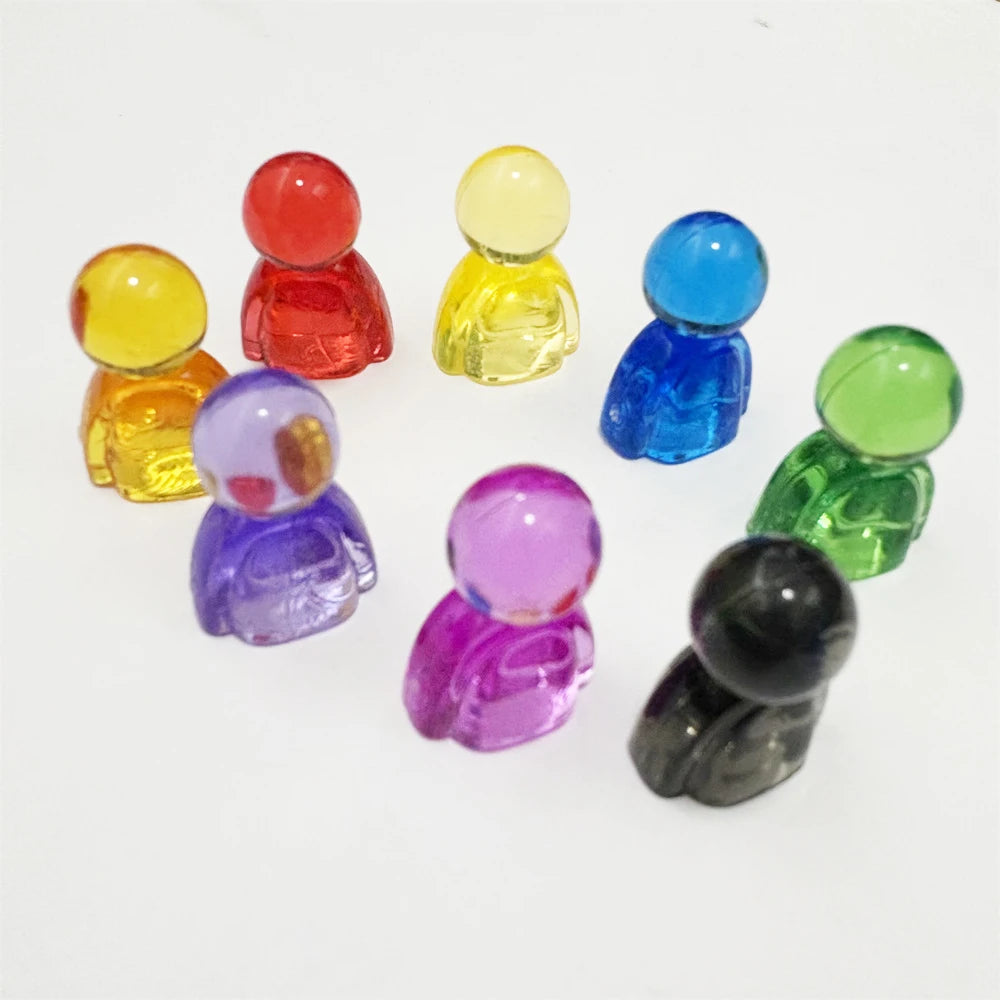 10pcs 24*16*12mm Games Markers Acrylic Colorful Humanoid Chess Pieces For Game Card Accessories - Buy online at  Vibe In Cart.