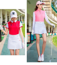 TTYGJ Golf Tennis Skirt for Women Pleated Golf Skirt Ladies High Waist Korean Athletic Skort A-lind Pantskirts with Inner Shorts