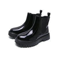 Men Chelsea Boots PU Thick Soled Round Toe Classic Comfortable Men High Top Boots - Buy online at  Vibe In Cart.