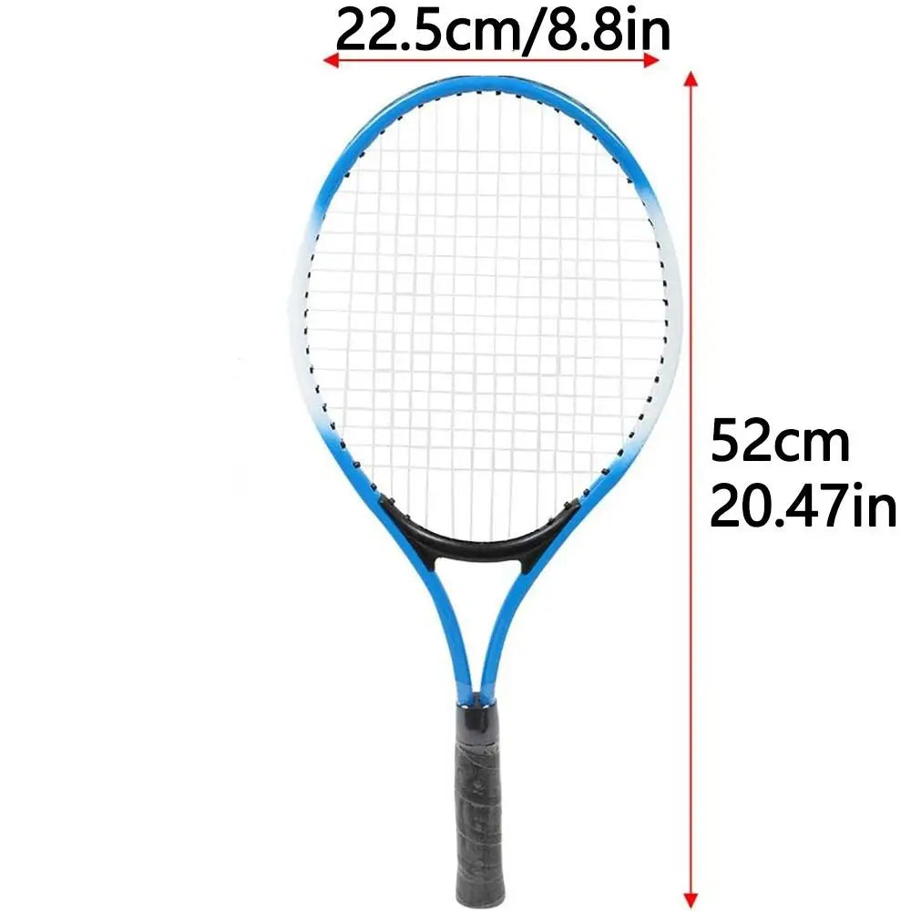 Single Tennis Racket Set for Kids Shock Absorbing Portable Sports Game Toys 23inch Lightweight Tennis Racquets Set Children - Buy online at  Vibe In Cart.