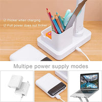 Dimmable Touch LED Desk Lamp with Calendar Temperature Clock