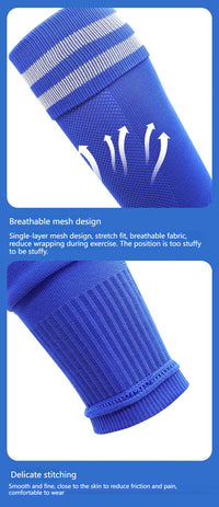 1Pair Knee Over Football Leg Guards Socks Breathable Comfort Calf Long Sock Adult Children Soccer Sports Shin Guards Leg Covers - Buy online at  Vibe In Cart.