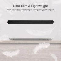 Laptop Sleeve Bag for 13-15.6 Inch Laptops, Waterproof EVA, Black with Straps