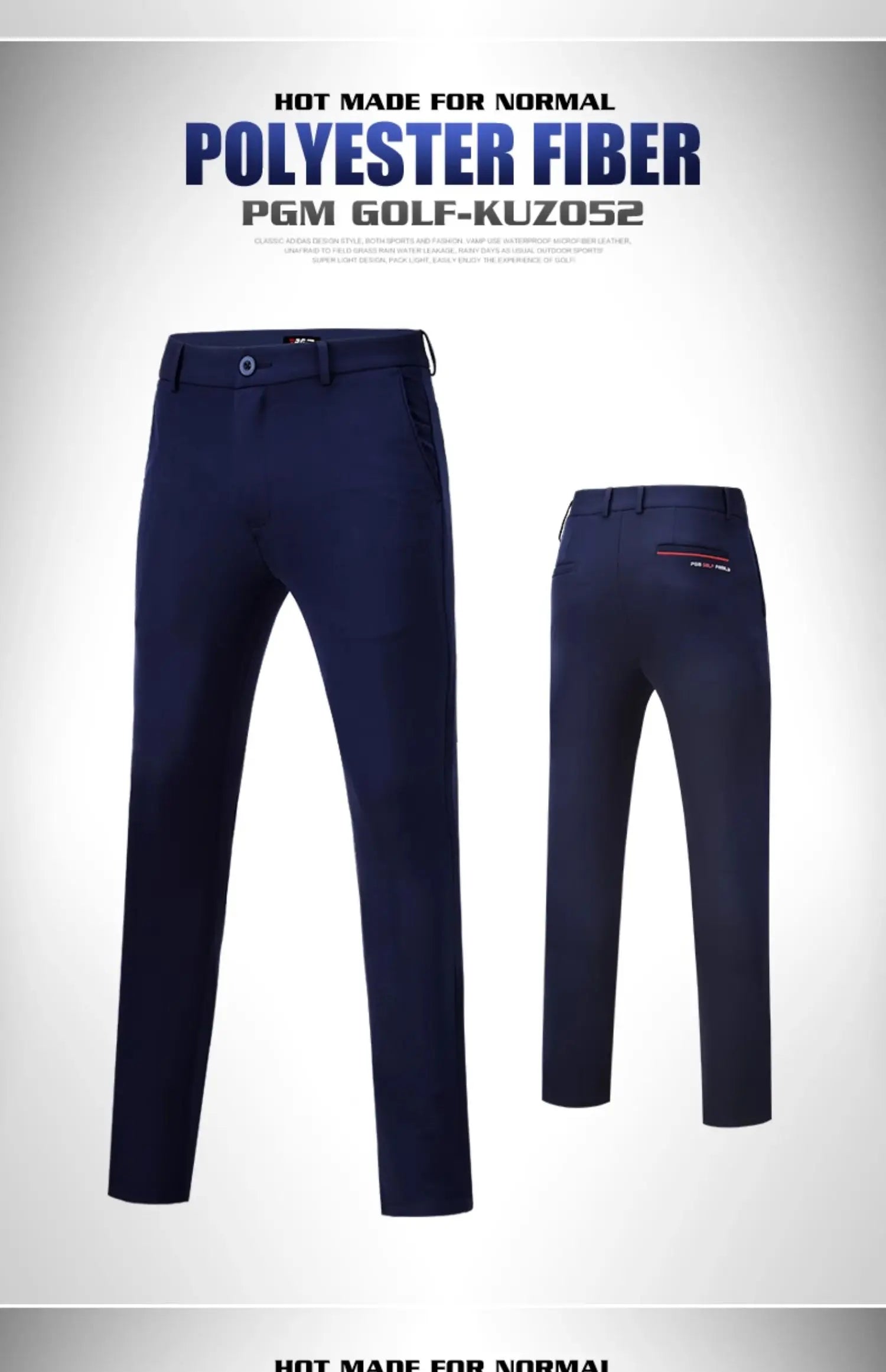 Pgm 2025 Golf Wear Men's Stretch Golf Pants Straight Casual Dress Pants Male Breathable Casual Business Sports Trousers 2XS-4XL - Buy online at  Vibe In Cart.