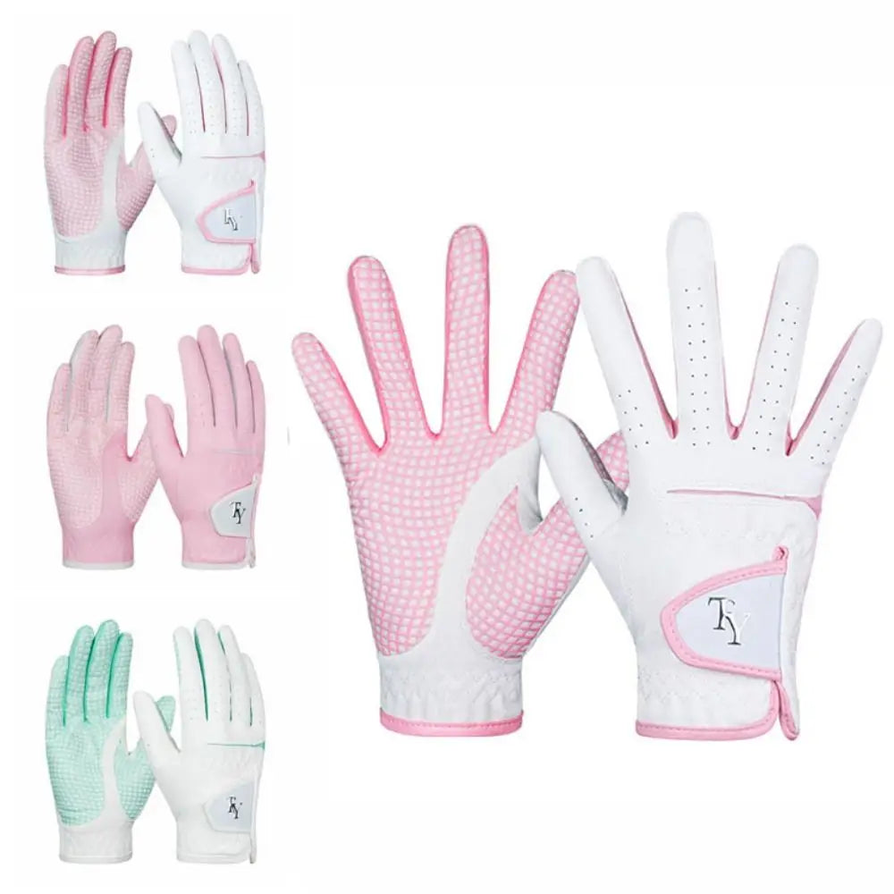 Comfort Women's Golf Gloves Wear-resistant Soft Full Finger Sports Gloves Left and Right Hands Breathable Golf Wear Gloves - Buy online at  Vibe In Cart.