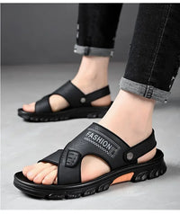 Hot Sale Men Sandals Casual Shoes Outdoor Walking Sandals for Men Beach Shoes Men Slippers Open Toe Flat Two Passes - Buy online at  Vibe In Cart.