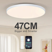 MARPOU Smart ceiling lamp led lamp for bedroom Large Ceiling Lamps Led Lights with Remote control Dimmable led lights for room - Buy online at  Vibe In Cart.