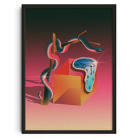 Classical Abstract Canvas Wall Art Print, Unframed, Vertical