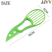 JJYY 3 In 1 Avocado Slicer Shea Corer Butter Fruit Peeler Cutter Pulp Separator Plastic Knife Kitchen Vegetable Tools - Buy online at  Vibe In Cart.