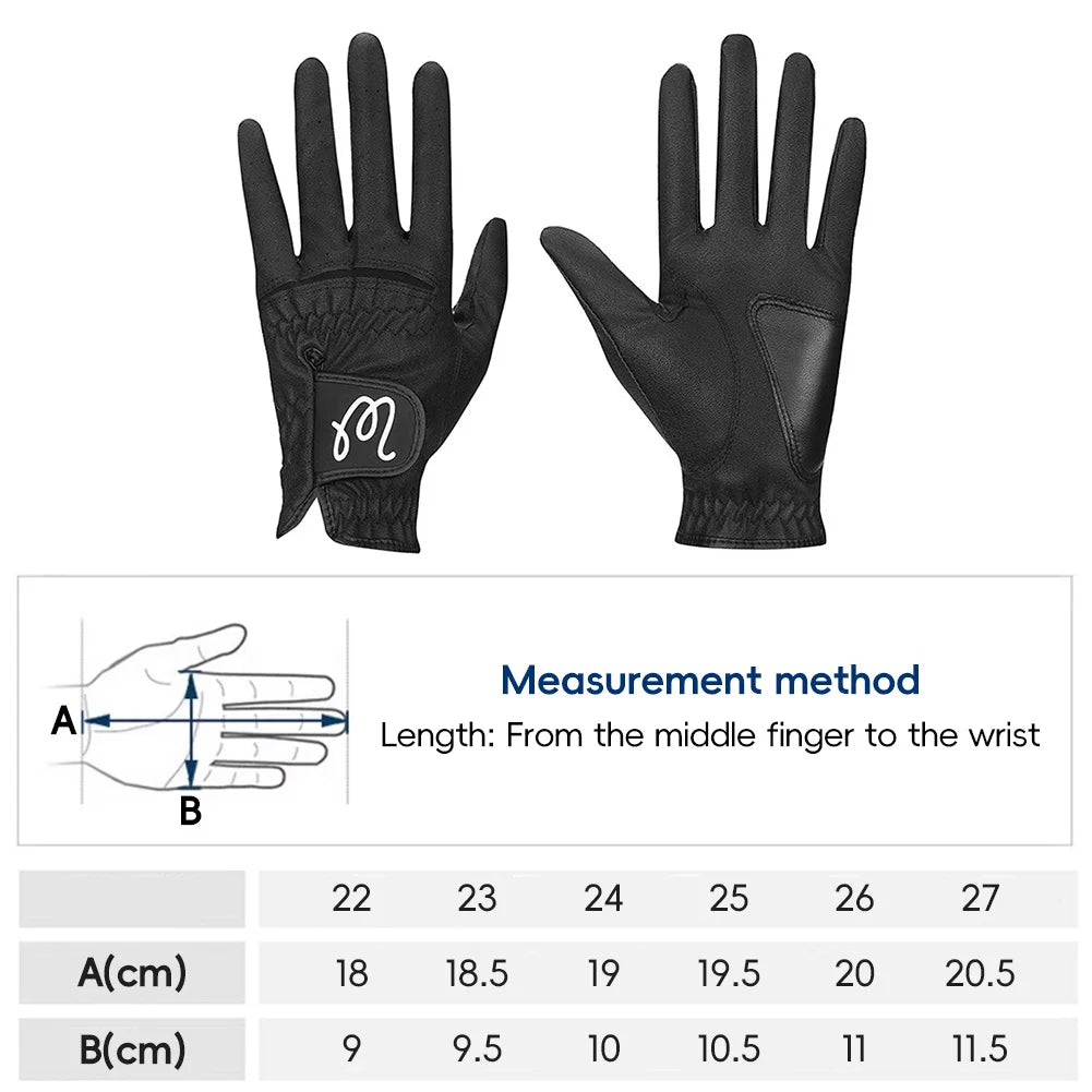 1Pc Golf Gloves Men's Left/Right Hand Soft Breathable With Anti-slip Granules Golf Gloves Golf Men Durable Hand Protection - Buy online at  Vibe In Cart.