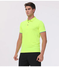 Quick Dry Men's Sports Polo Shirt Golf wear Summer Gym Fitness Training Clothing Comfortable Breathable Shirts - Buy online at  Vibe In Cart.