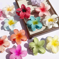 1/2/3 Pcs Hawaiian Gradient Flower Hair Claw Clip Women Fashion Large Hair Clip Girls Hairpin Barrettes Bohemia Hair Accessories - Buy online at  Vibe In Cart.