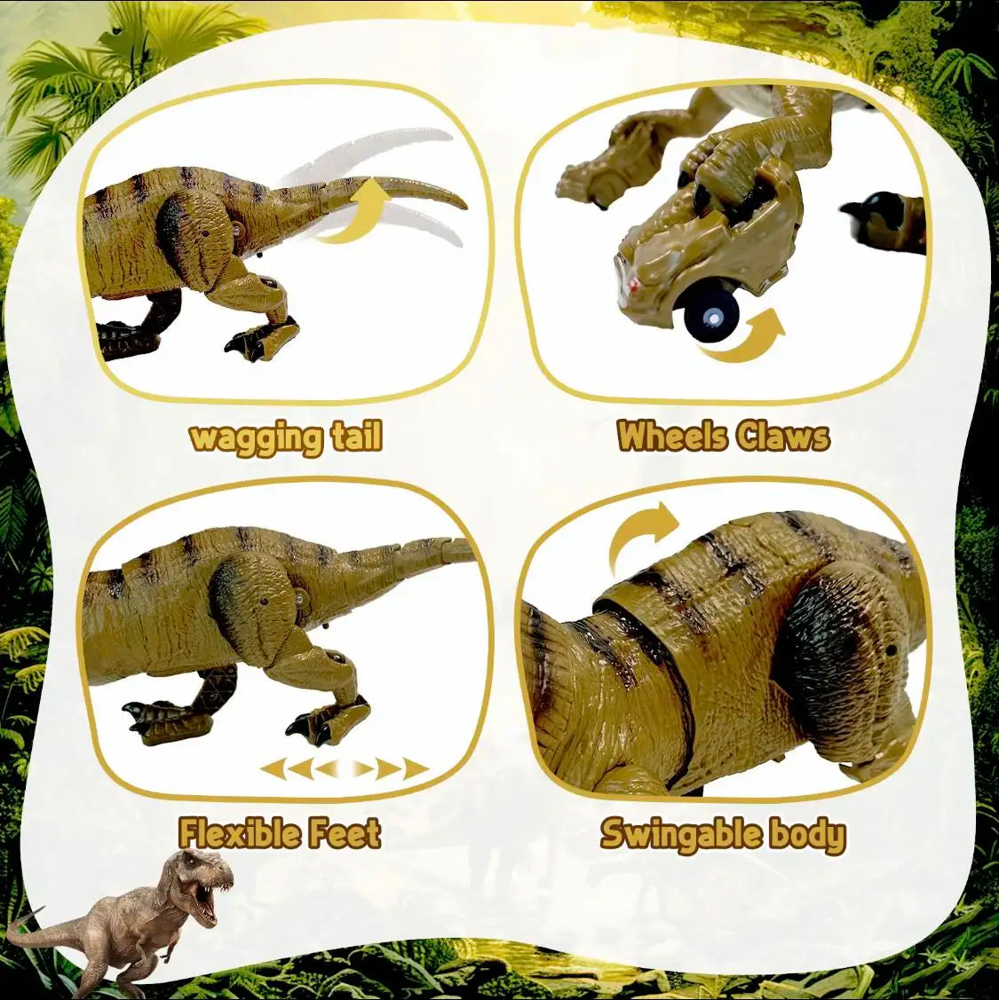 T-Rex&Dragon Remote Control Toy for kids gift set Pretend play toys - Buy online at  Vibe In Cart.