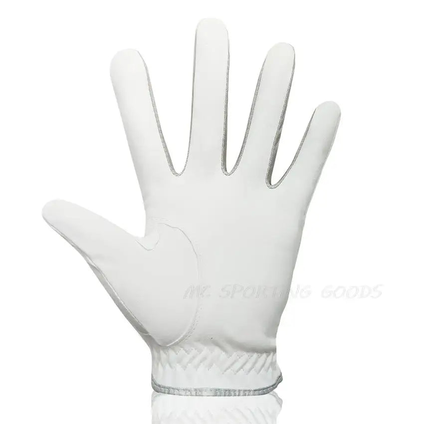 1pc Men Golf Glove Micro Soft Fabric Breathable Comfortable Fitting With Magnetic Marker Replaceable For Golfers White - Buy online at  Vibe In Cart.