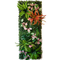 Artificial Chlorophytum Grass Wall Decoration 40x120cm Plastic