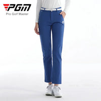 Women's Winter Warm Thick Fleece Golf Pants Straight Full Length