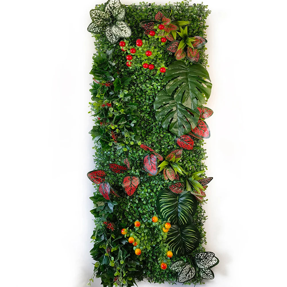 40X120CM Artificial Plant Wall Decoration Simulation Chlorophytum Comosum Grass Decoration Garden Fence Wedding Hotel Decoration - Buy online at  Vibe In Cart.