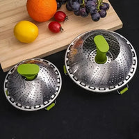1pc Stainless Steel Lotus Steaming Tray Folding Food Steamer Vegetable Fruit Food Basket Mesh Steamer Rack Cooking Cookware - Buy online at  Vibe In Cart.