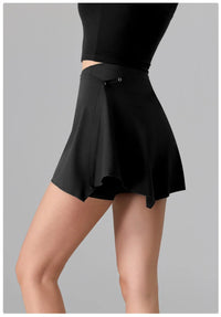 Women's 2-in-1 Anti-Sheer Elastane Sports Skort for Running and Yoga