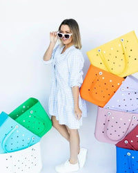 XL Extra Large Beach Bag EVA Rubber Waterproof Beach Travel Picnic Storage Basket Women Shopping Handbag Sac Jelly Tote Bag - Buy online at  Vibe In Cart.