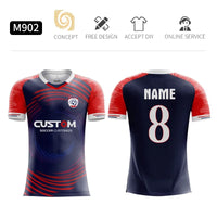 Unisex Short Sleeve Polyester Soccer Jersey With Sublimated Print, Sizes 2-5XL