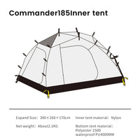 Waterproof Windproof Nylon Camping Dome Tent for 3-4 People