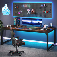 Tribesigns Modern Computer Desk 70.8 inch Large Executive Office Desk Study Writing Desk Workstation Computer Table - Buy online at  Vibe In Cart.