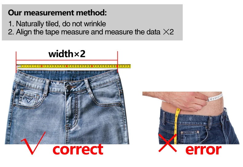 2025 Casual Jeans Men Business Straight Jeans Stretch Denim Pants Trousers Slim Fit Classic Cowboys Young Man Jeans - Buy online at  Vibe In Cart.