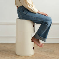 2/3 Layer Nordic Round Bedside Table Mini Storage Cabinet Bedroom Small Side End Table Nightstand Storage Locker for Bedroom - Buy online at  Vibe In Cart.