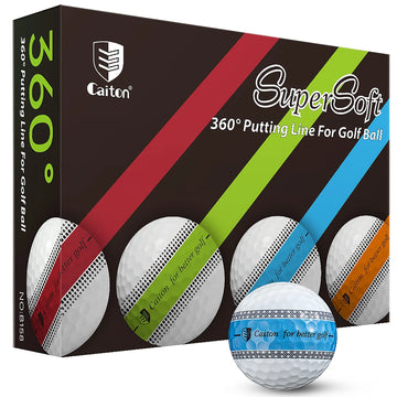Caiton 12/3pcs 3-Layer PU Putter Golf Ball, 360° Precision Stable Shooting Line, Enhancing Putting Accuracy and Stability - Buy online at  Vibe In Cart.