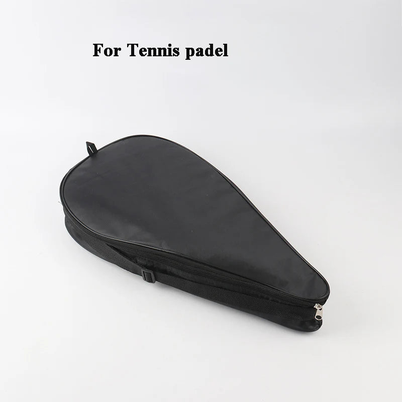 Black Padel Paddle Oxford Bag Cover For Various Tennis Racket Soft Face Carbon Fiber EVA Racquet Unisex Tennis Shoulder Bags - Buy online at  Vibe In Cart.