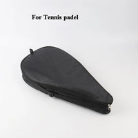 Black Padel Paddle Oxford Bag Cover For Various Tennis Racket Soft Face Carbon Fiber EVA Racquet Unisex Tennis Shoulder Bags - Buy online at  Vibe In Cart.
