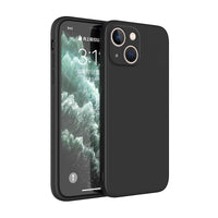 Square Liquid Silicone Protective Phone Case with Anti-Scratch and Dustproof Features