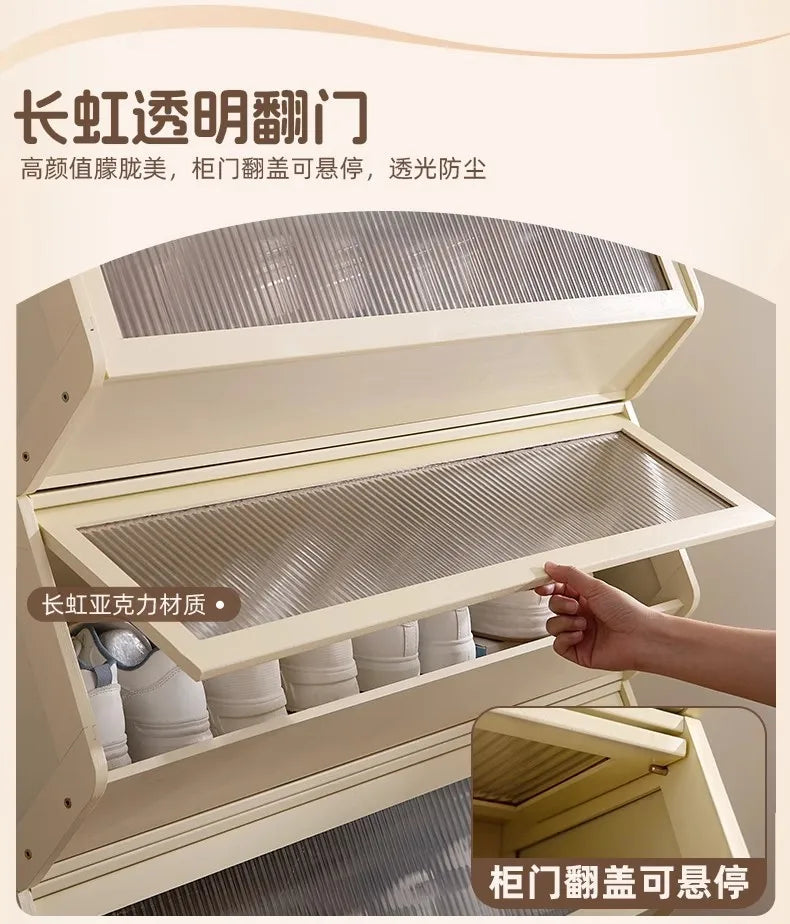 Simple shoe cabinet Household multi-functional free combination storage cabinet Shoe rack Multi-layer with door dust-proof shoe - Buy online at  Vibe In Cart.