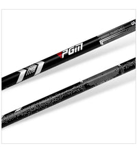 Left Handed Men's Standing Golf Putter with Ball Pickup, Silver Black