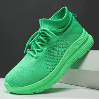 Men's Breathable Lace-Up Casual Sneakers With EVA Insole And Cotton Lining