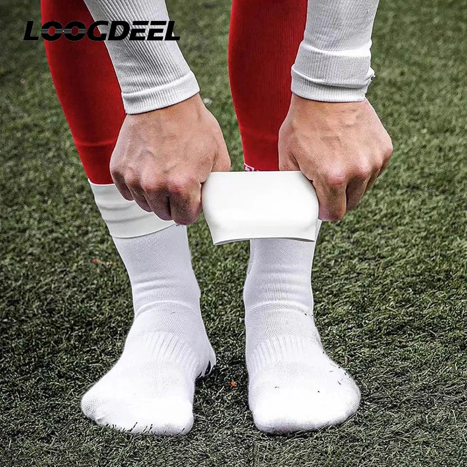 Loogdeel 1 Pair Soccer Shin Guard Strap Silicones Shin Pad Holder Practical Shin Pad Banding For Football Running Cycling Sports - Buy online at  Vibe In Cart.