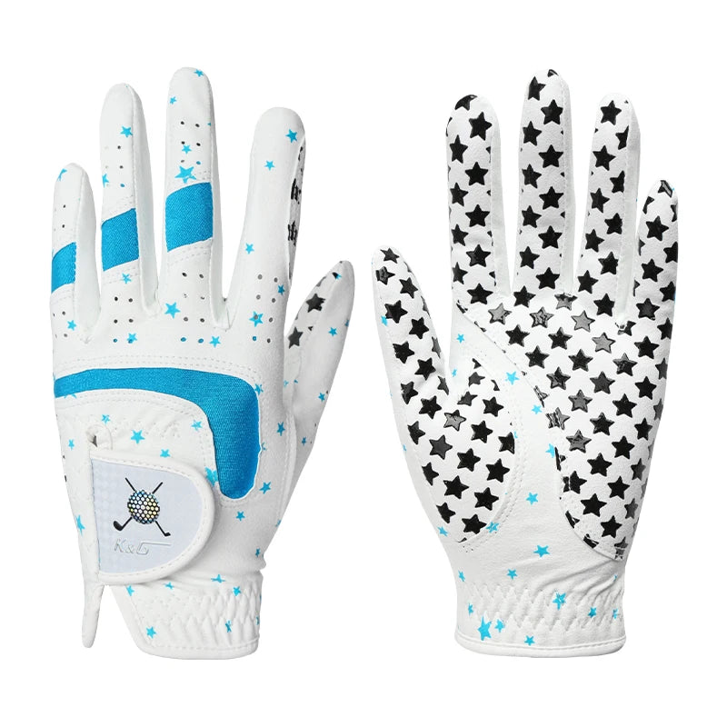 Golf Gloves Children's Golf Gloves Child Boys Girls PU Microfiber Cloth Breathable Non-slip Protection A Pair Kids Velcro Gifts - Buy online at  Vibe In Cart.
