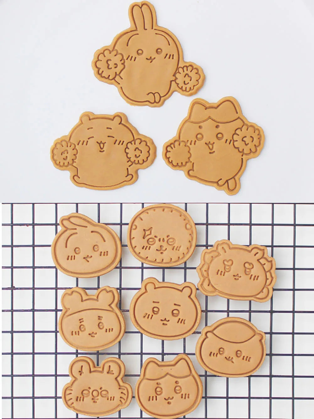 Cartoon Doll Cookie Cutters Pressable Biscuit Mold DIY Kitchen Baking Pastry Bakeware - Buy online at  Vibe In Cart.