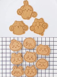 Cartoon Doll Cookie Cutters Pressable Biscuit Mold DIY Kitchen Baking Pastry Bakeware - Buy online at  Vibe In Cart.