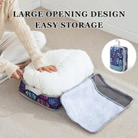 4 Piece Polyester Large Capacity Foldable Compression Packing Cubes Set