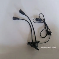 360 Degrees Flexible Gooseneck Clip-On Desk Lamp with E27 Base and Switch