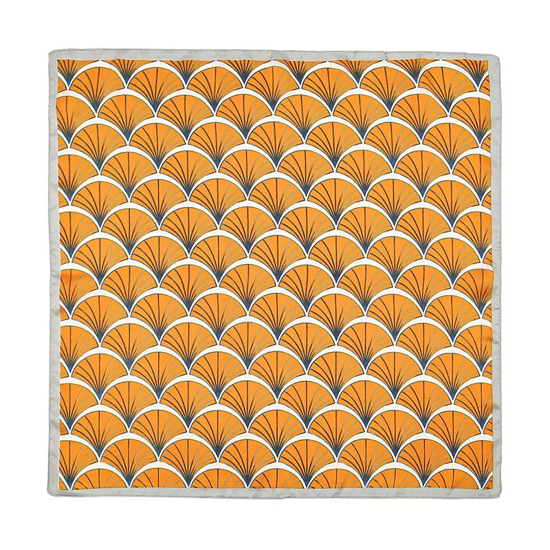 Square Satin Silk Scarf for Women, Casual All Seasons