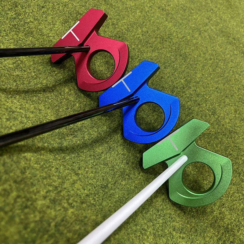 Right-Handed Golf Putter with Steel Shaft, 33-36 Inches, Black White